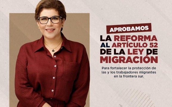 Avanza en la Cámara de Diputados reforma a la Ley de Migración impulsada por Tey Mollinedo
