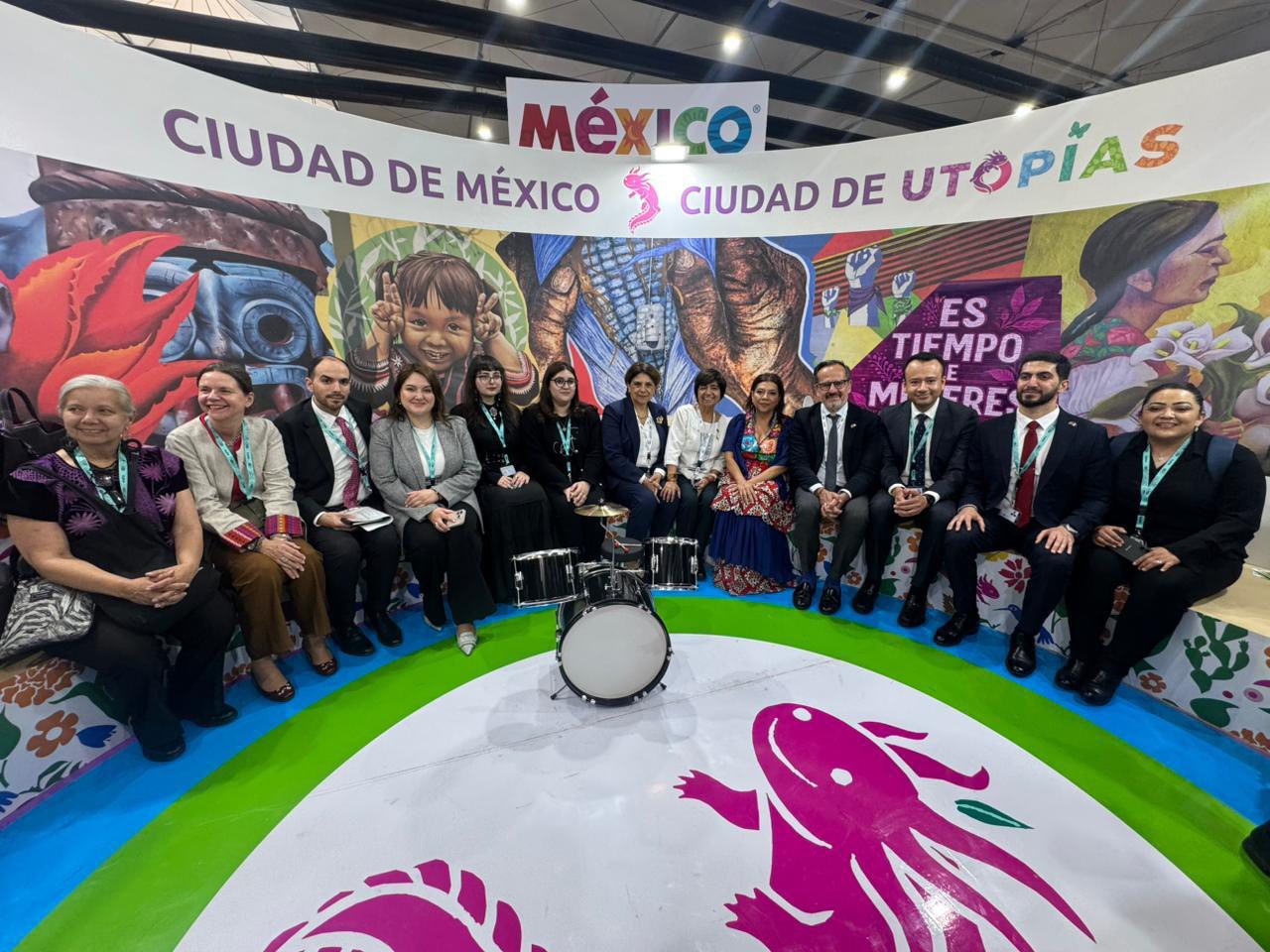 Clara Brugada presenta modelo de Utopías en Foro Urbano Mundial de Azerbaiyán