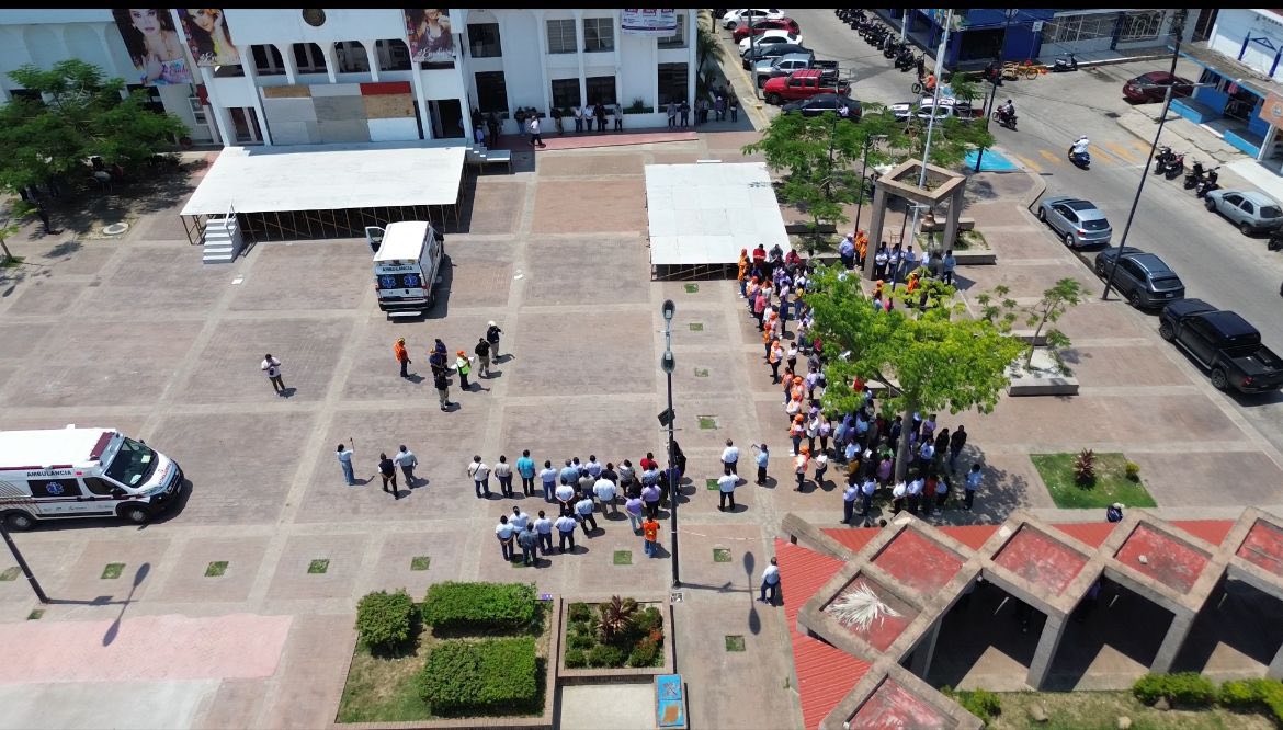 Nacajuca se suma al Simulacro Nacional 2026 con participación de 200 colaboradores