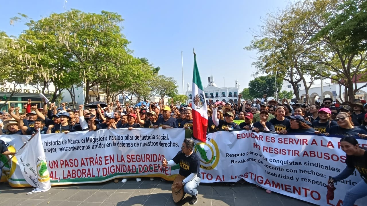 Anuncia SITEM batalla legal contra la Ley del ISSET en Tabasco
