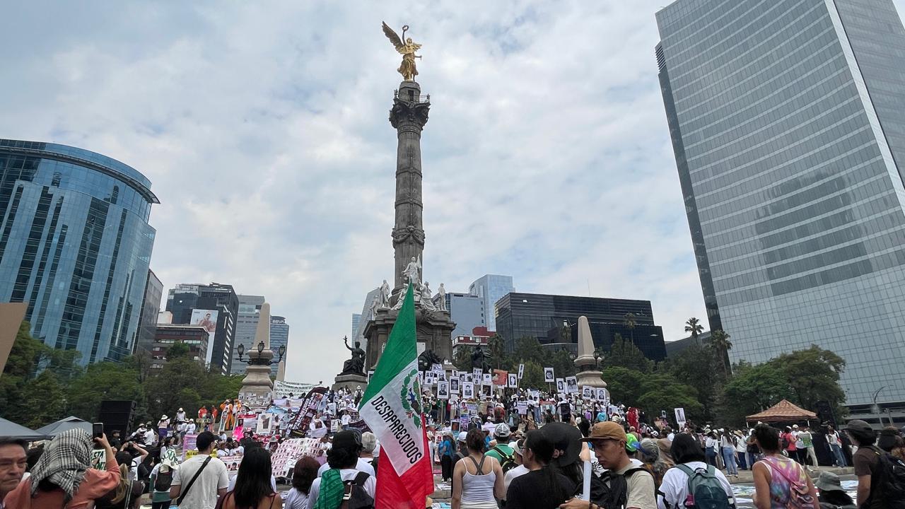 «Nada que celebrar»: Madres buscadoras marchan en la CDMX este 10 de mayo