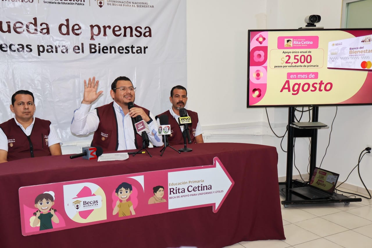 Becas Bienestar informa la Entrega de tarjetas Beca de Apoyo para Uniformes y Útiles “Rita Cetina” Primaria