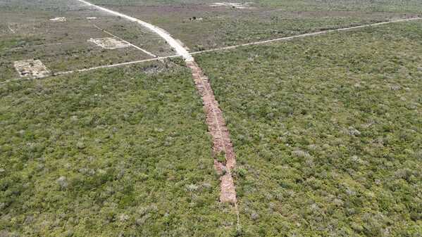 Conflicto ejidal mantiene detenido tramo del tren de carga en Ucú