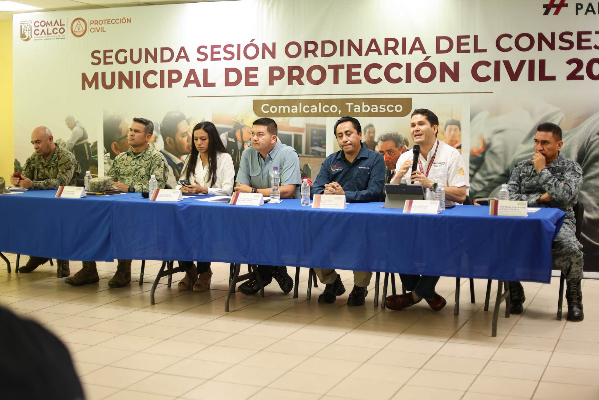 Comalcalco fortalece acciones de Protección Civil ante lluvias