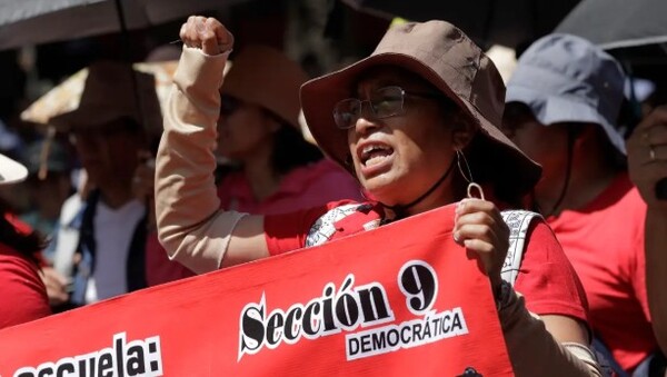 CNTE reanuda movilizaciones en la CDMX por demandas pendientes