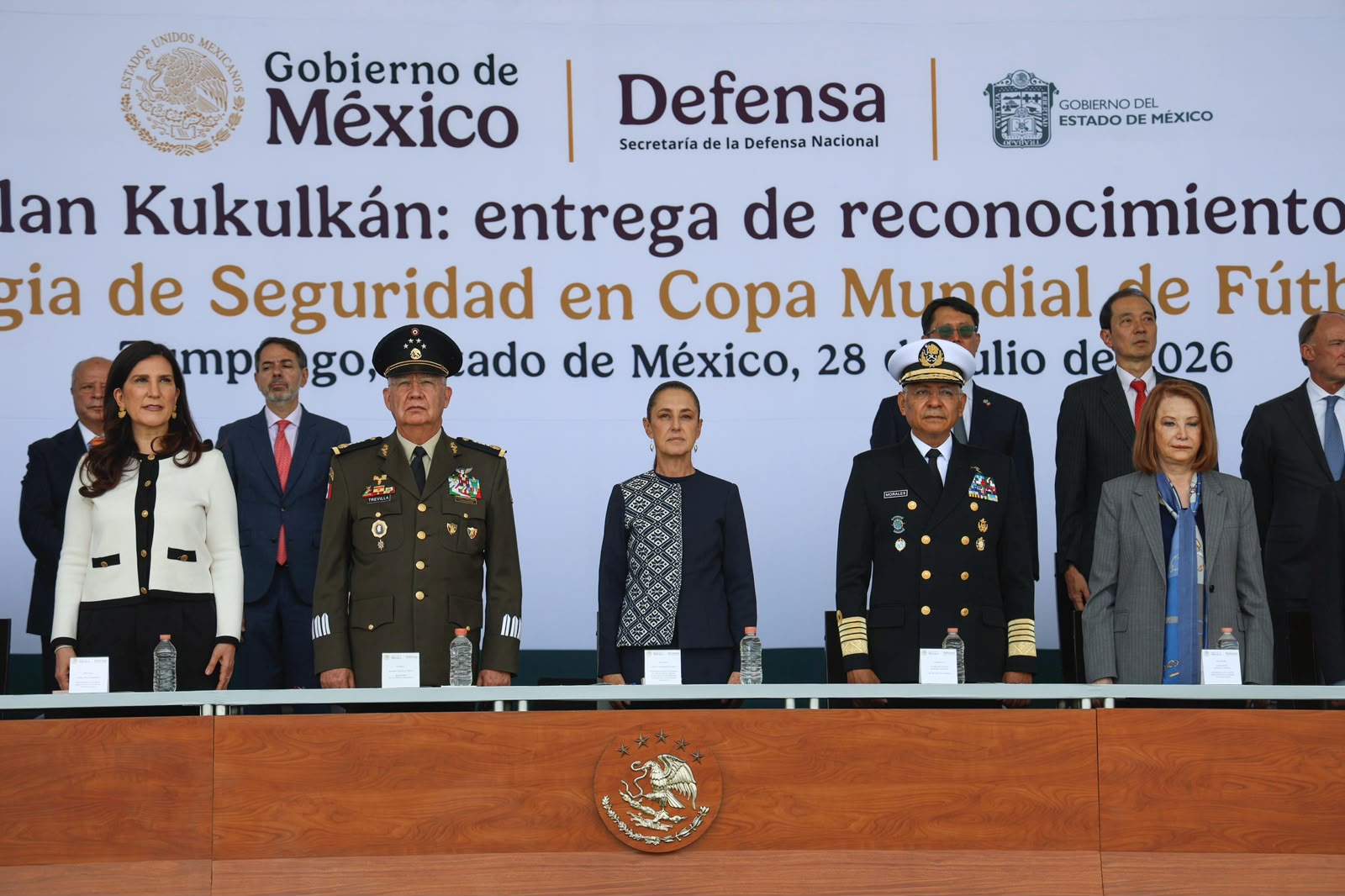 Sheinbaum reconoce a participantes del Plan Kukulkán por el éxito del operativo del Mundial
