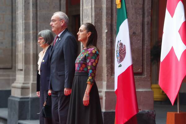 Sheinbaum y presidente de Suiza fortalecen cooperación bilateral