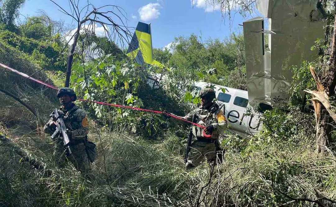 Avioneta se desploma en Pesquería, Nuevo León; reportan tres personas lesionadas