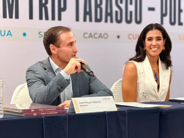 Tabasco y Puebla impulsan intercambio turístico con recorrido de promoción