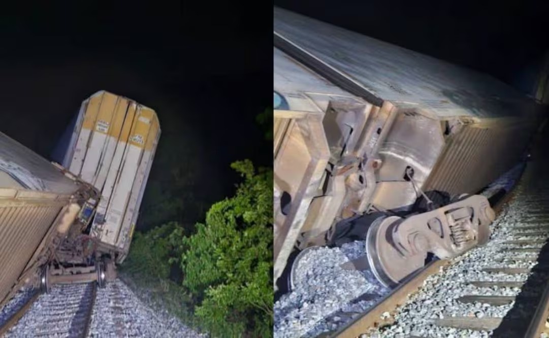 Descarrila de nuevo el Tren Interoceánico en Oaxaca; no reportan lesionados