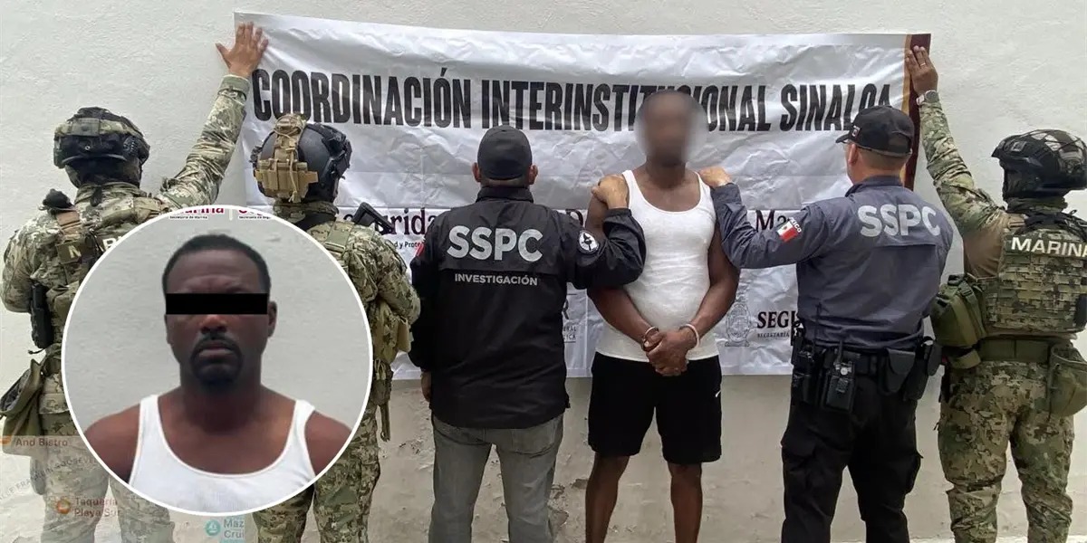 Detienen en Mazatlán a Janero Van “N”, estadounidense requerido por tráfico de drogas y vinculado a los “Chapitos”