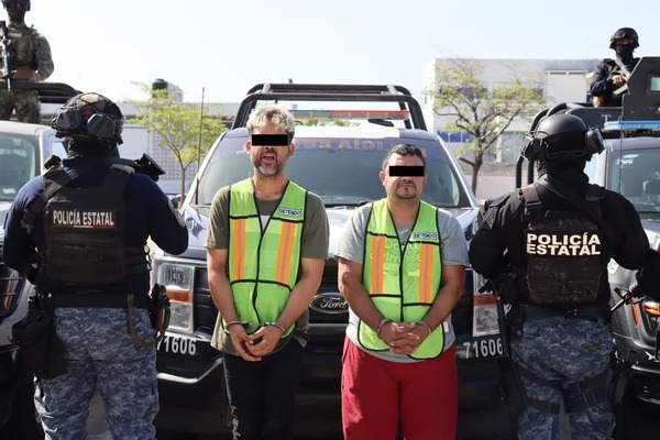 SSPC arresta a dos hombres con presuntas drogas en Tabasco