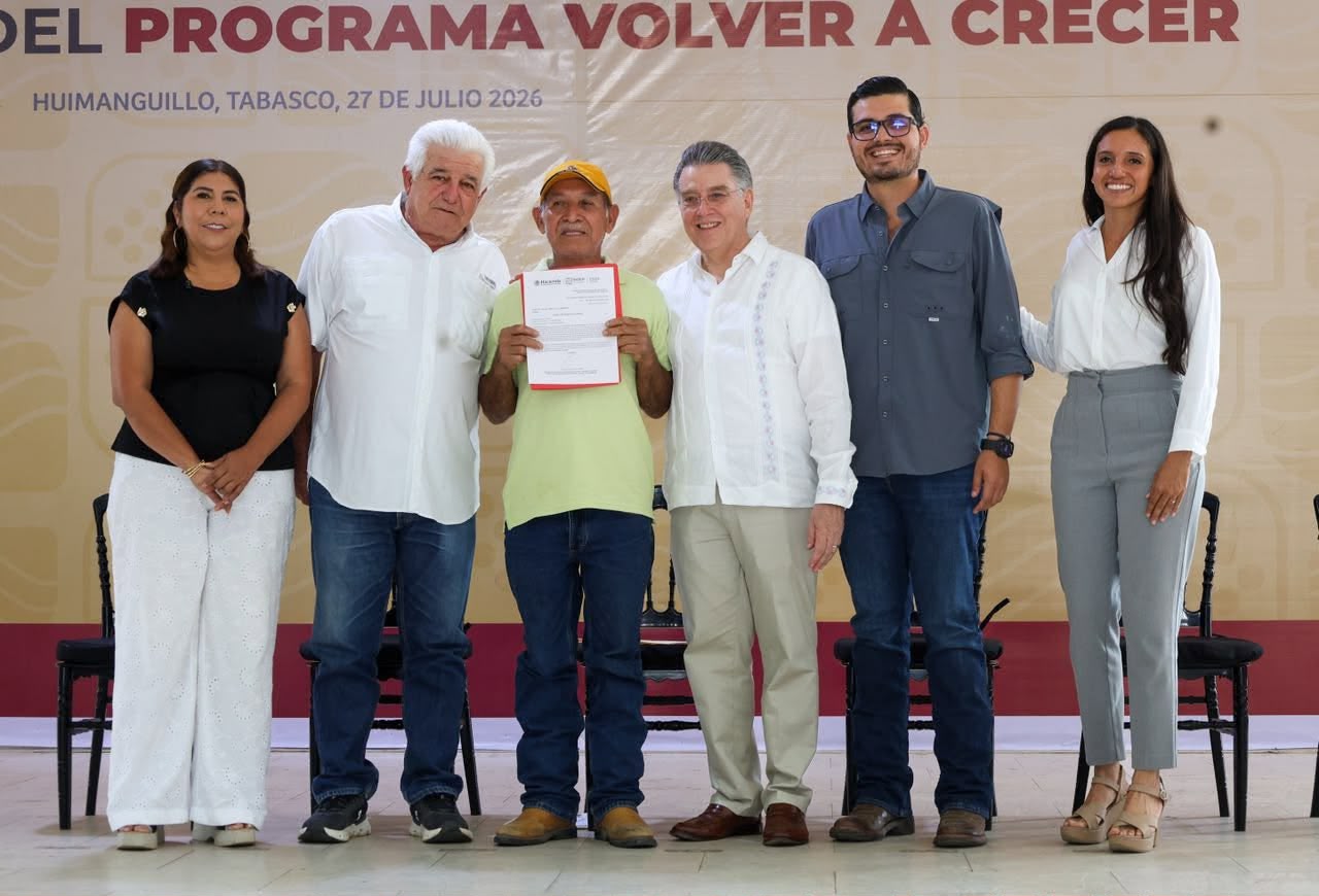 Impulso a la Chontalpa: INDEP y FND entregan más de 500 cartas finiquito a productoras y productores de la región
